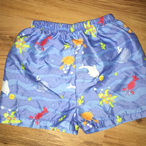 Sea Me Swim 2 piece swim trunks suit & shirt 18 mt - Picture 3 of 5